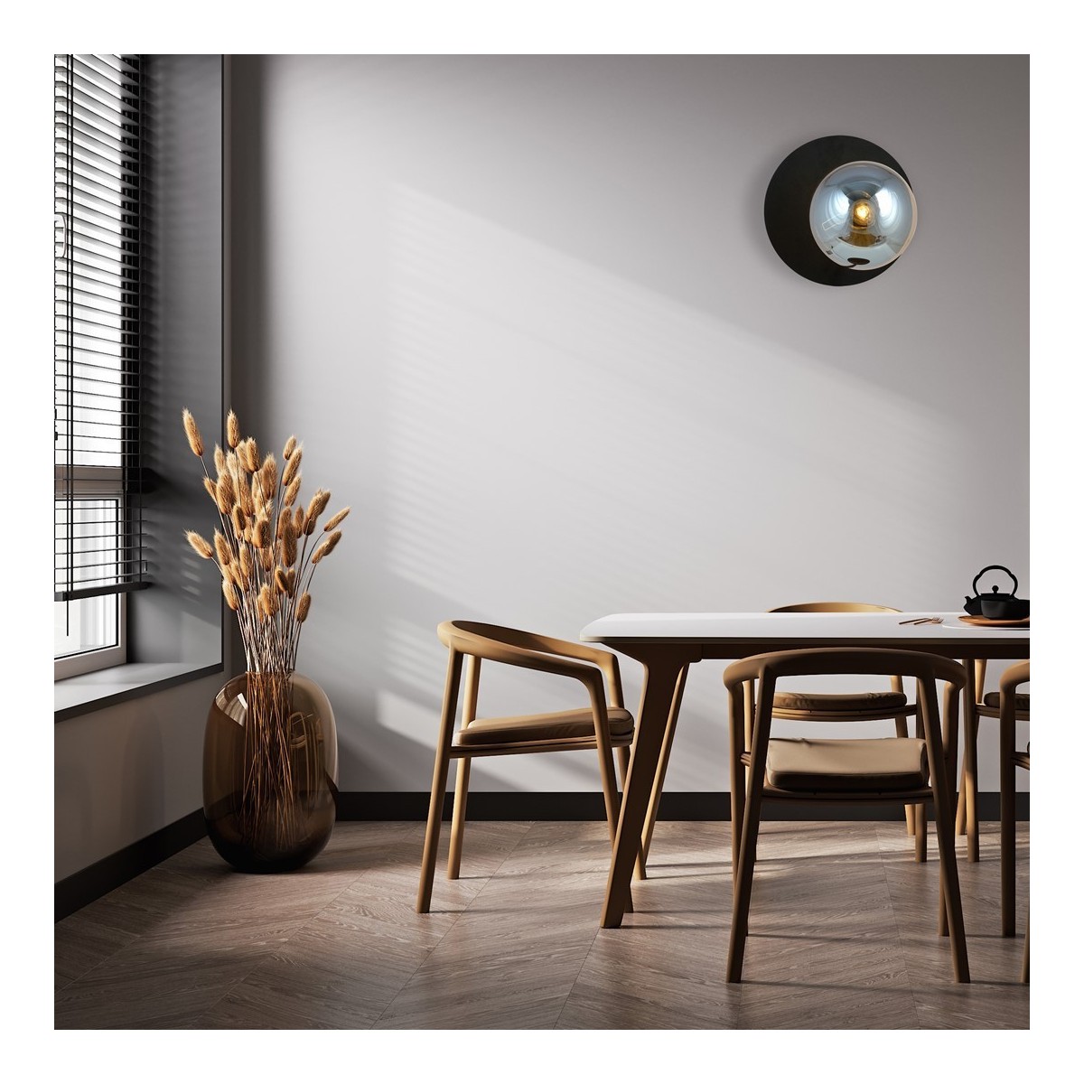 Kinkiet OSLO K1 BLACK/GRAFIT kolor grafit polska produkcja