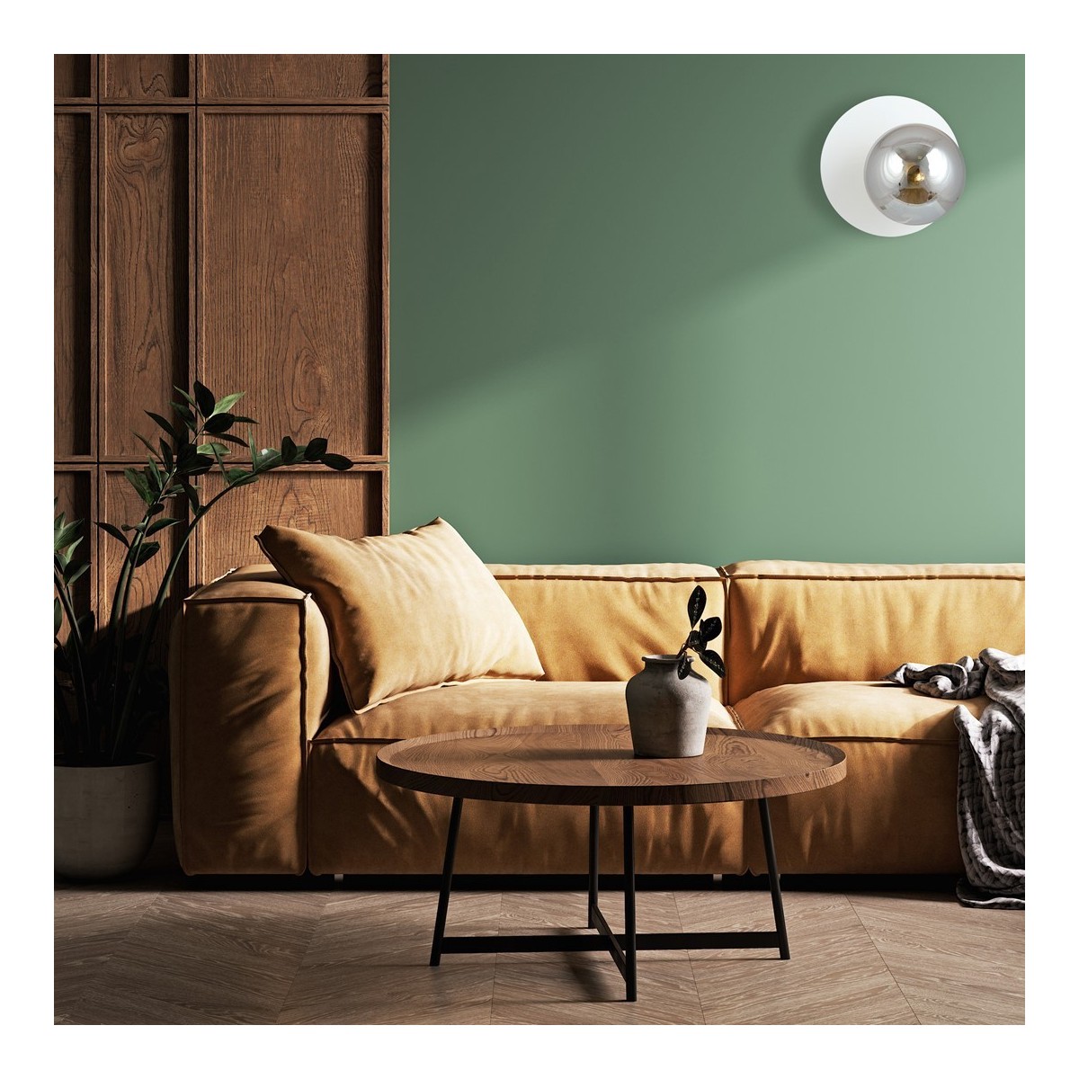 Kinkiet OSLO K1 WHITE/GRAFIT kolor grafit polska produkcja