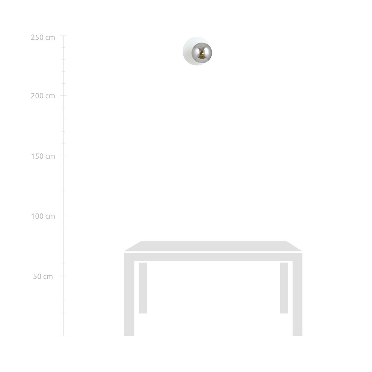 Kinkiet OSLO K1 WHITE/GRAFIT kolor grafit polska produkcja