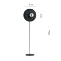 Lampa stojąca OSLO LP BLACK/GRAFIT kolor grafit polska produkcja