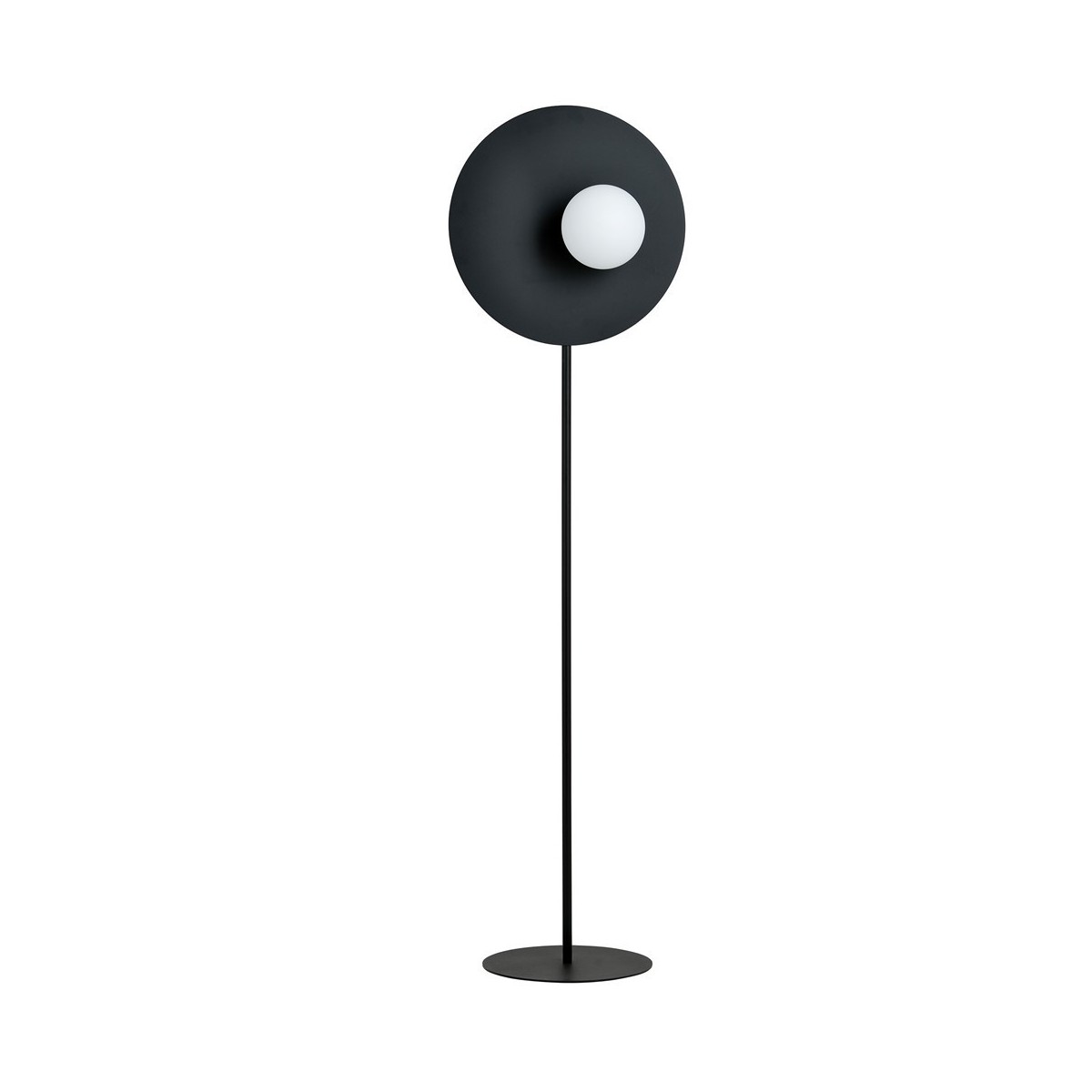 Lampa stojąca OSLO LP BLACK/OPAL kolor biały polska produkcja