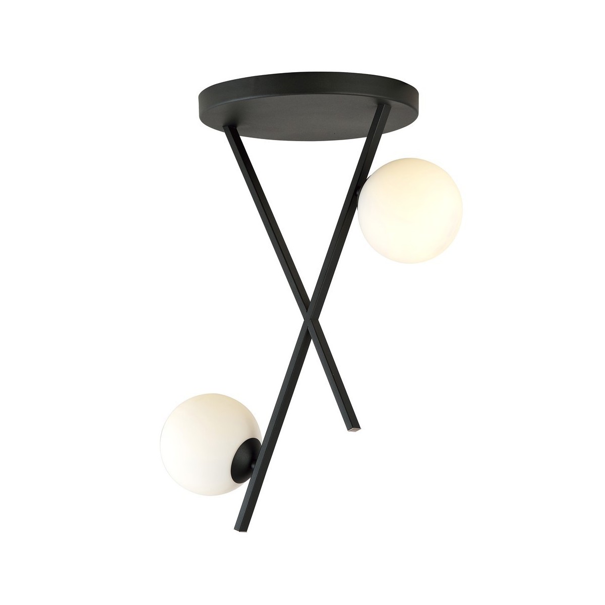 Żyrandol RIVER 2 OPAL kolor biały polska produkcja