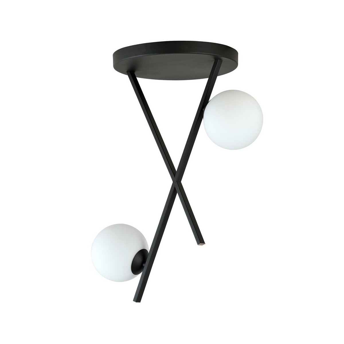 Żyrandol RIVER 2 OPAL kolor biały polska produkcja