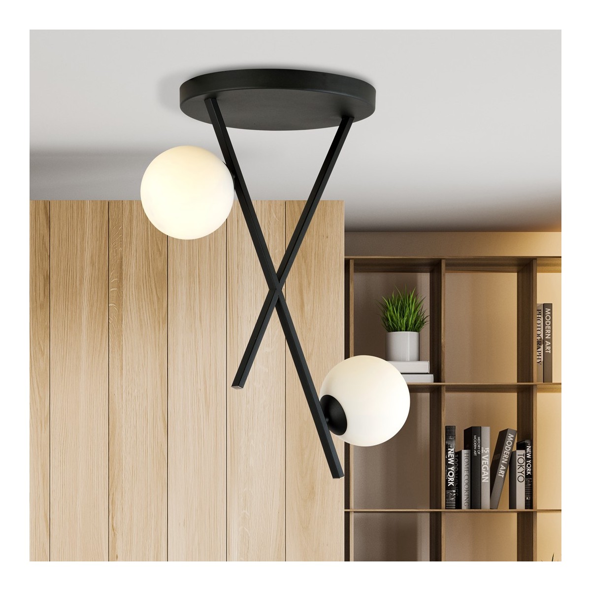 Żyrandol RIVER 2 OPAL kolor biały polska produkcja