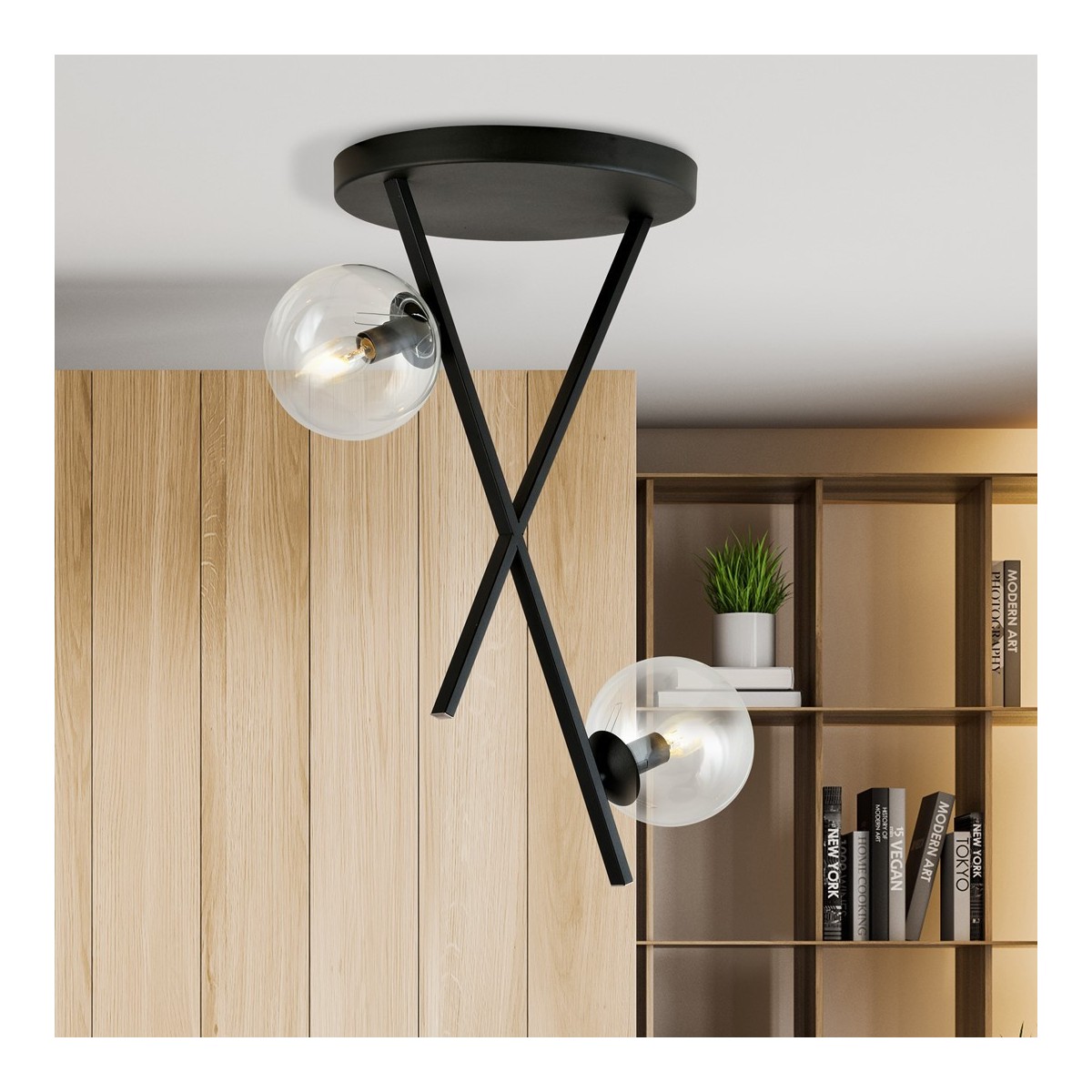 Żyrandol RIVER 2 TRANSPARENT kolor transparentny polska produkcja