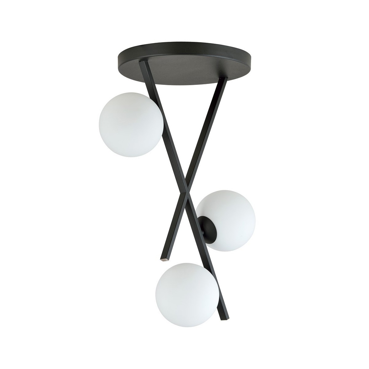 Żyrandol RIVER 3 OPAL kolor biały polska produkcja