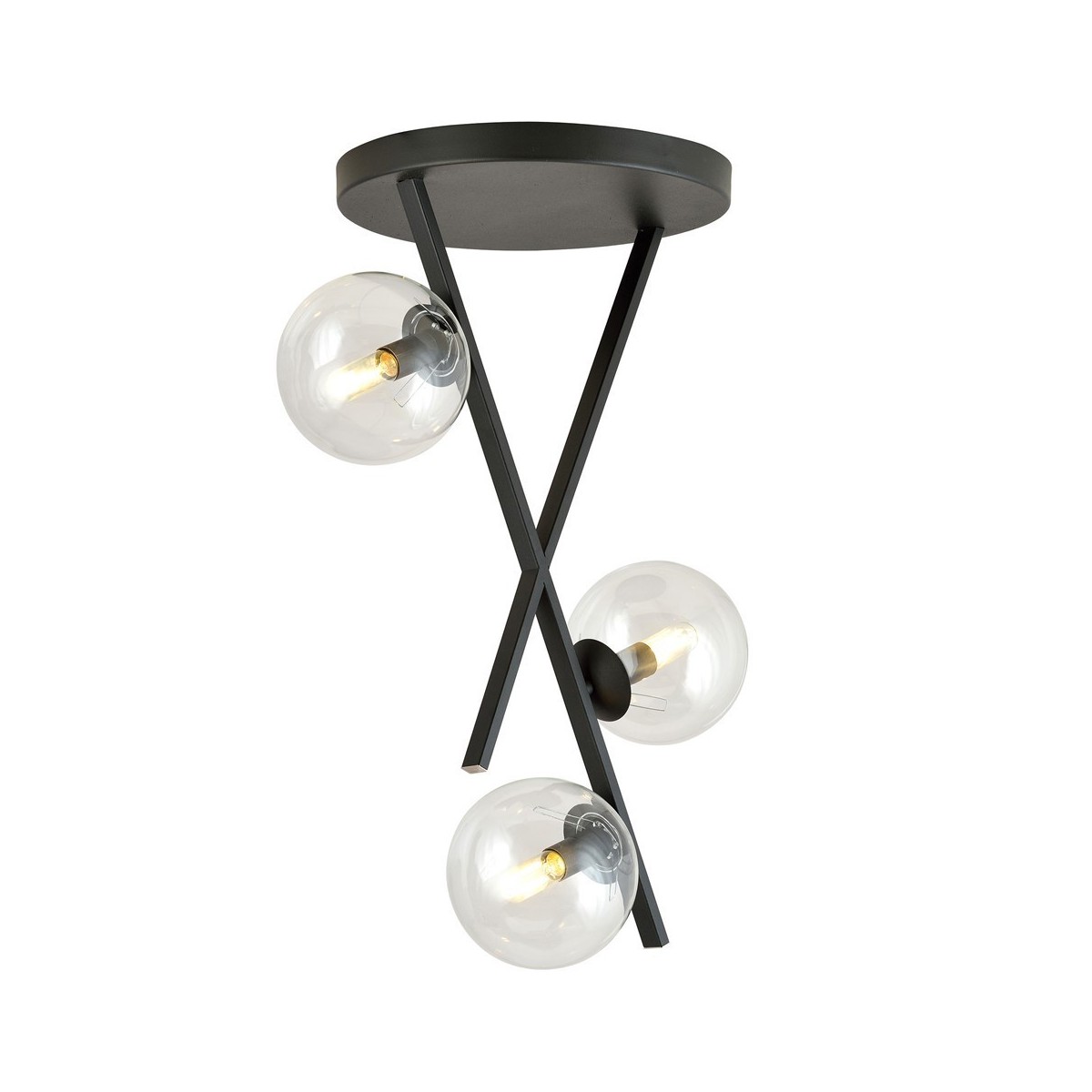 Żyrandol RIVER 3 TRANSPARENT kolor transparentny polska produkcja