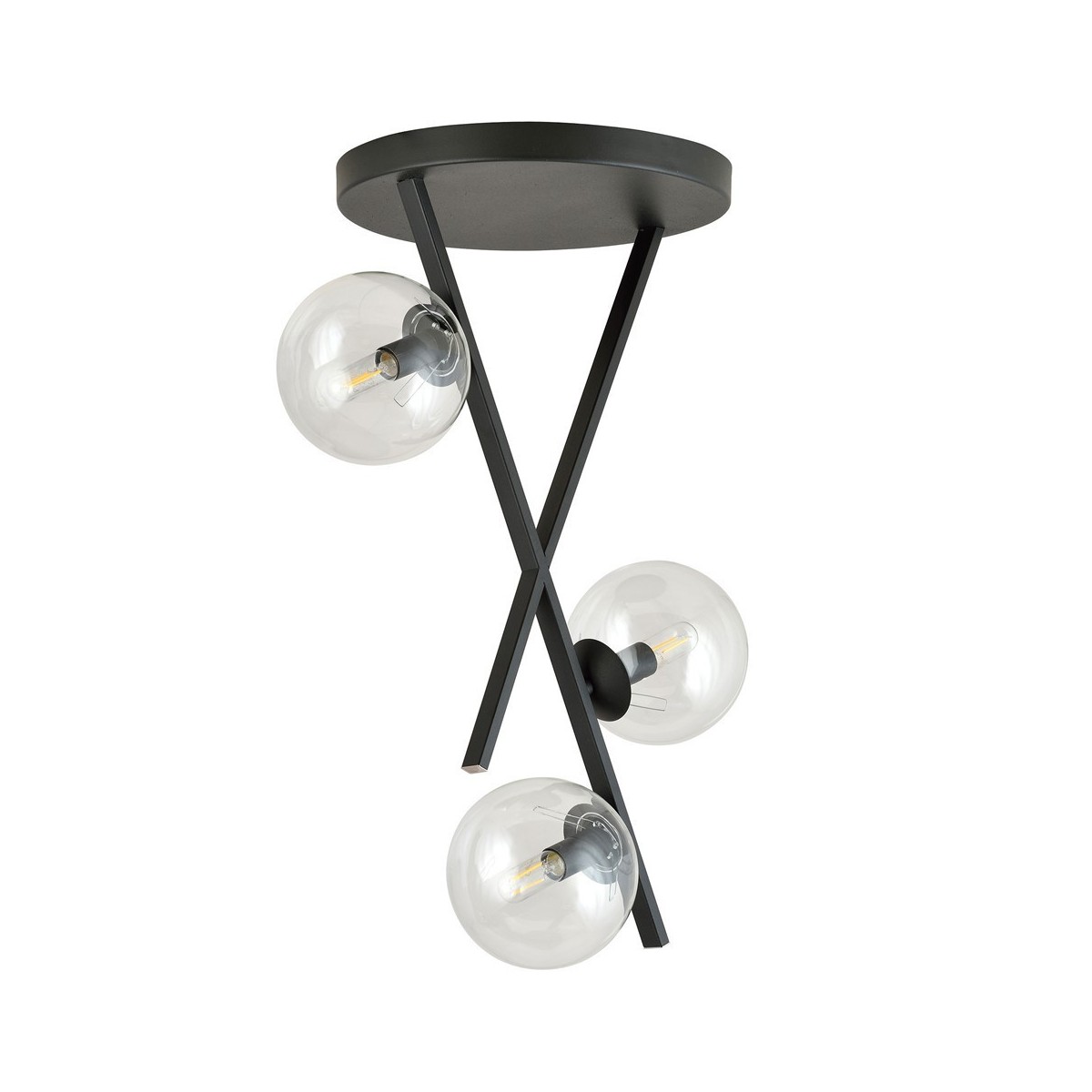 Żyrandol RIVER 3 TRANSPARENT kolor transparentny polska produkcja