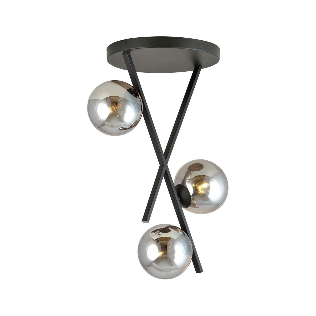 Żyrandol RIVER 3 GRAFIT kolor grafit polska produkcja