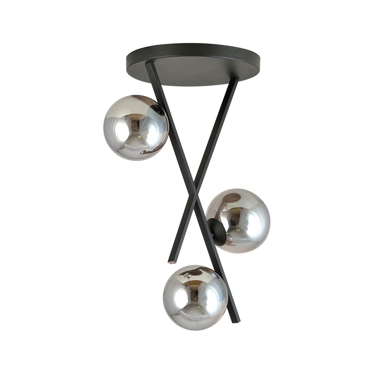 Żyrandol RIVER 3 GRAFIT kolor grafit polska produkcja