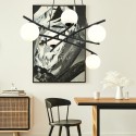 Lampa wisząca ESSA 5 OPAL kolor biały polska produkcja