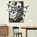 Lampa wisząca ESSA 5 TRANSPARENT kolor transparentny polska produkcja