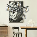 Lampa wisząca ESSA 5 GRAFIT kolor grafit polska produkcja