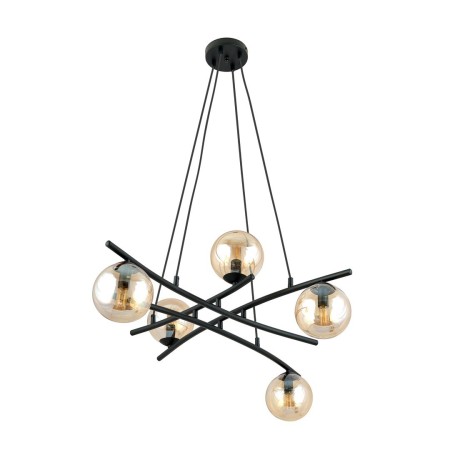 Lampa wisząca ESSA 5 miodowy kolor miodowy polska produkcja