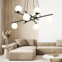 Lampa wisząca ESSA 8 OPAL kolor biały polska produkcja