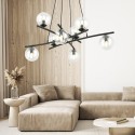 Lampa wisząca ESSA 8 TRANSPARENT kolor transparentny polska produkcja