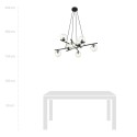 Lampa wisząca ESSA 8 TRANSPARENT kolor transparentny polska produkcja