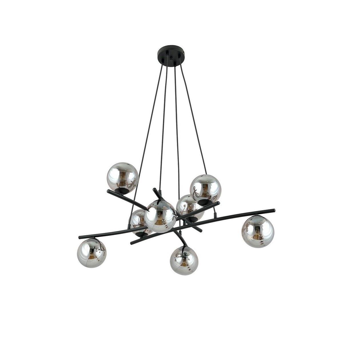 Lampa wisząca ESSA 8 GRAFIT kolor grafit polska produkcja