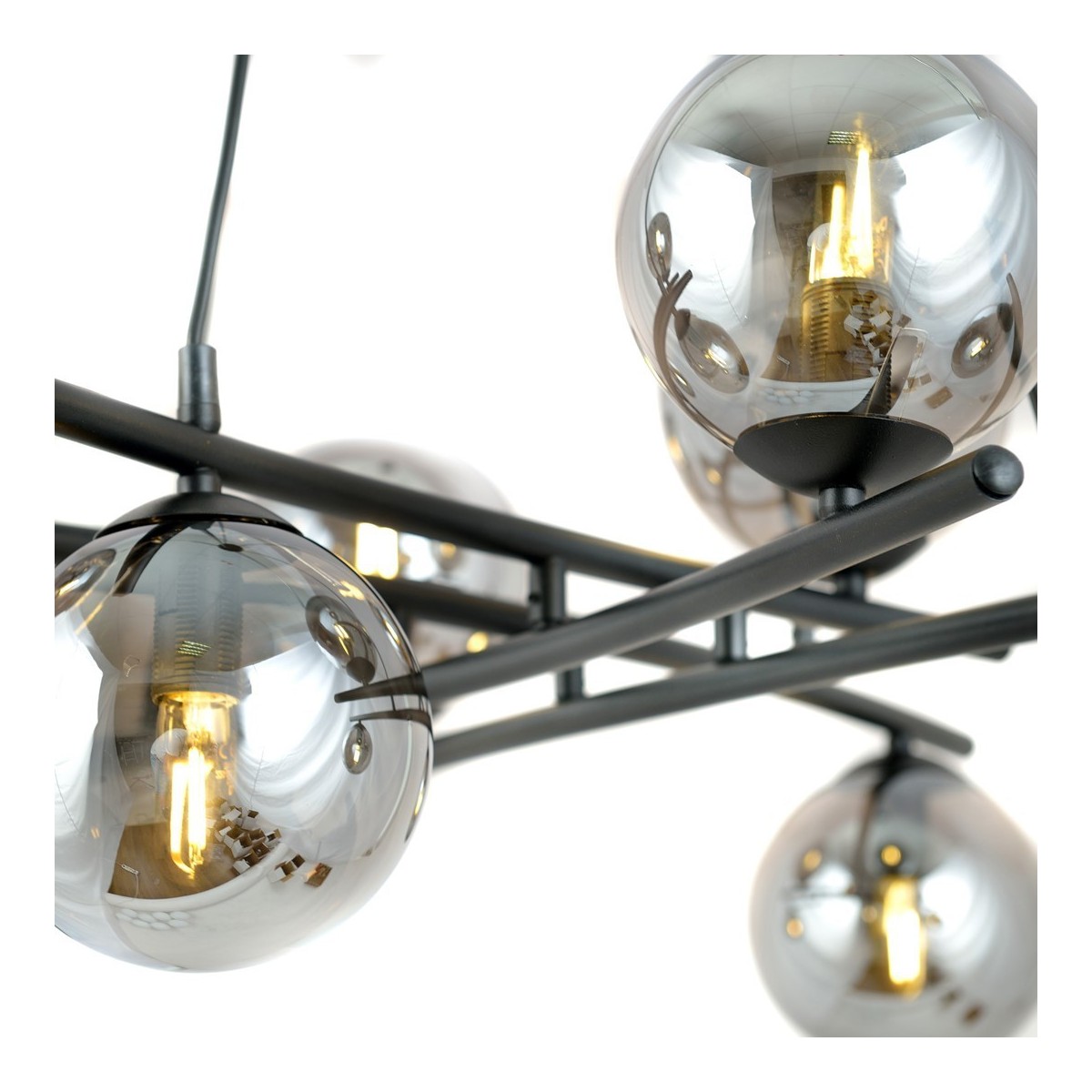 Lampa wisząca ESSA 8 GRAFIT kolor grafit polska produkcja