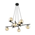 Lampa wisząca ESSA 8 miodowy kolor miodowy polska produkcja