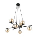 Lampa wisząca ESSA 8 miodowy kolor miodowy polska produkcja