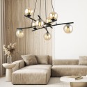 Lampa wisząca ESSA 8 miodowy kolor miodowy polska produkcja