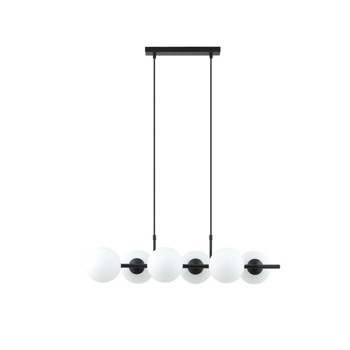 Lampa wisząca RORY 6 OPAL kolor biały polska produkcja
