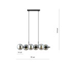Lampa wisząca RORY 6 GRAFIT kolor grafit polska produkcja