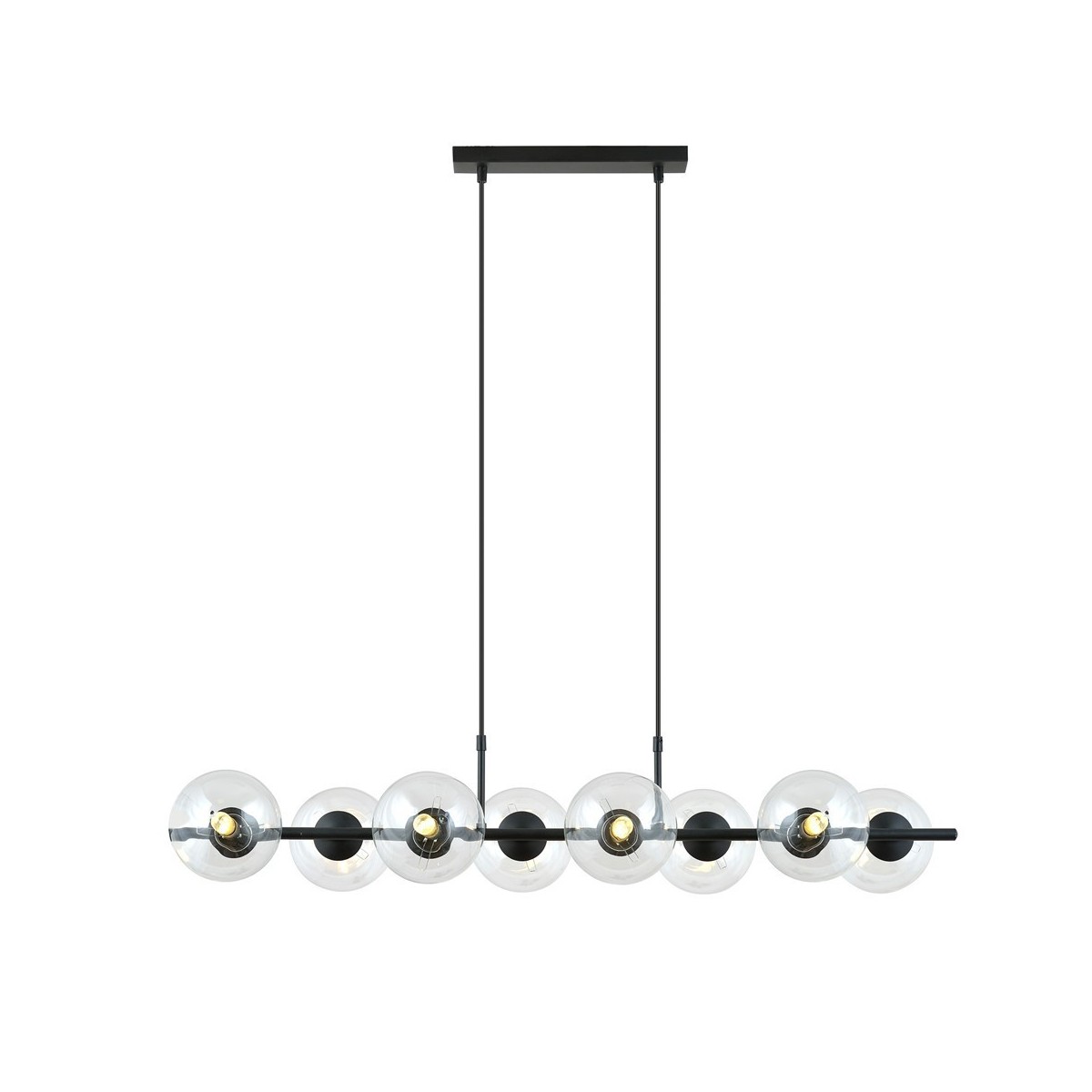 Lampa wisząca RORY 8 TRANSPARENT kolor transparentny polska produkcja