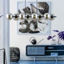 Lampa wisząca RORY 8 GRAFIT kolor grafit polska produkcja
