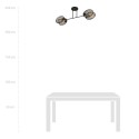Lampa sufitowa TALIA 2 BLACK  kolor czarny polska produkcja