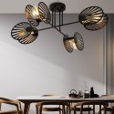Lampa sufitowa TALIA 4 BLACK  kolor czarny polska produkcja