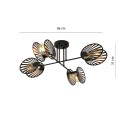 Lampa sufitowa TALIA 4 BLACK  kolor czarny polska produkcja