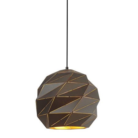 Nowoczesna lampa wisząca ITALUX PND-2424-1L-GR+GD