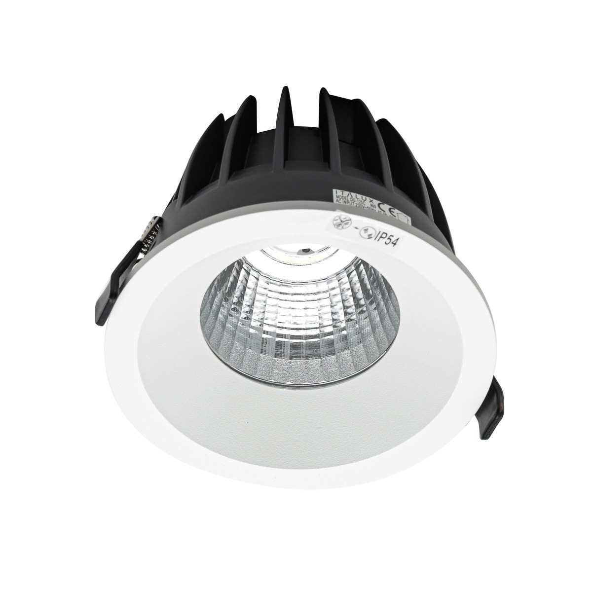 Nowoczesna lampa wpuszczana w sufit ITALUX DG-125C/WK-NW/70