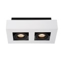 Nowoczesna lampa natynkowa ITALUX IT8001S2-WH/BK