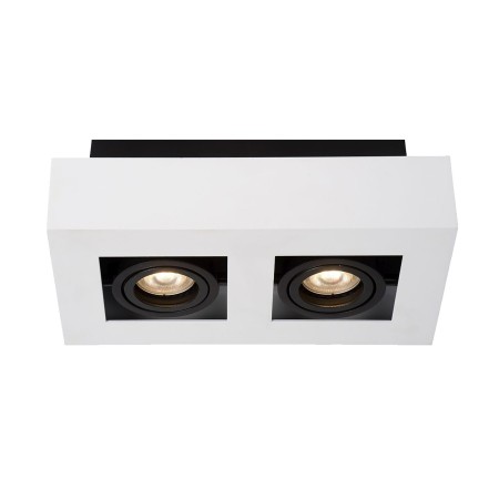 Nowoczesna lampa natynkowa ITALUX IT8001S2-WH/BK