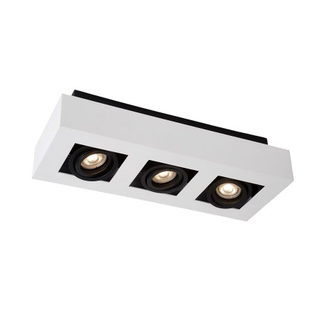 lampa nowoczesna natynkowa ITALUX IT8001S3-WH/BK