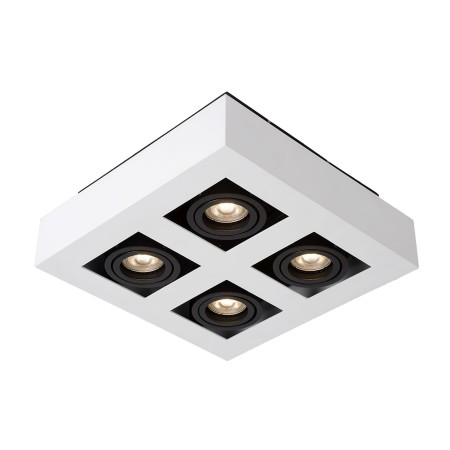 Nowoczesna lampa natynkowa ITALUX IT8001S4-WH/BK