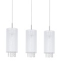 ITALUX Lana WH MDM1787/3 W - Lampa z kryształami z kategorii - Wiszące