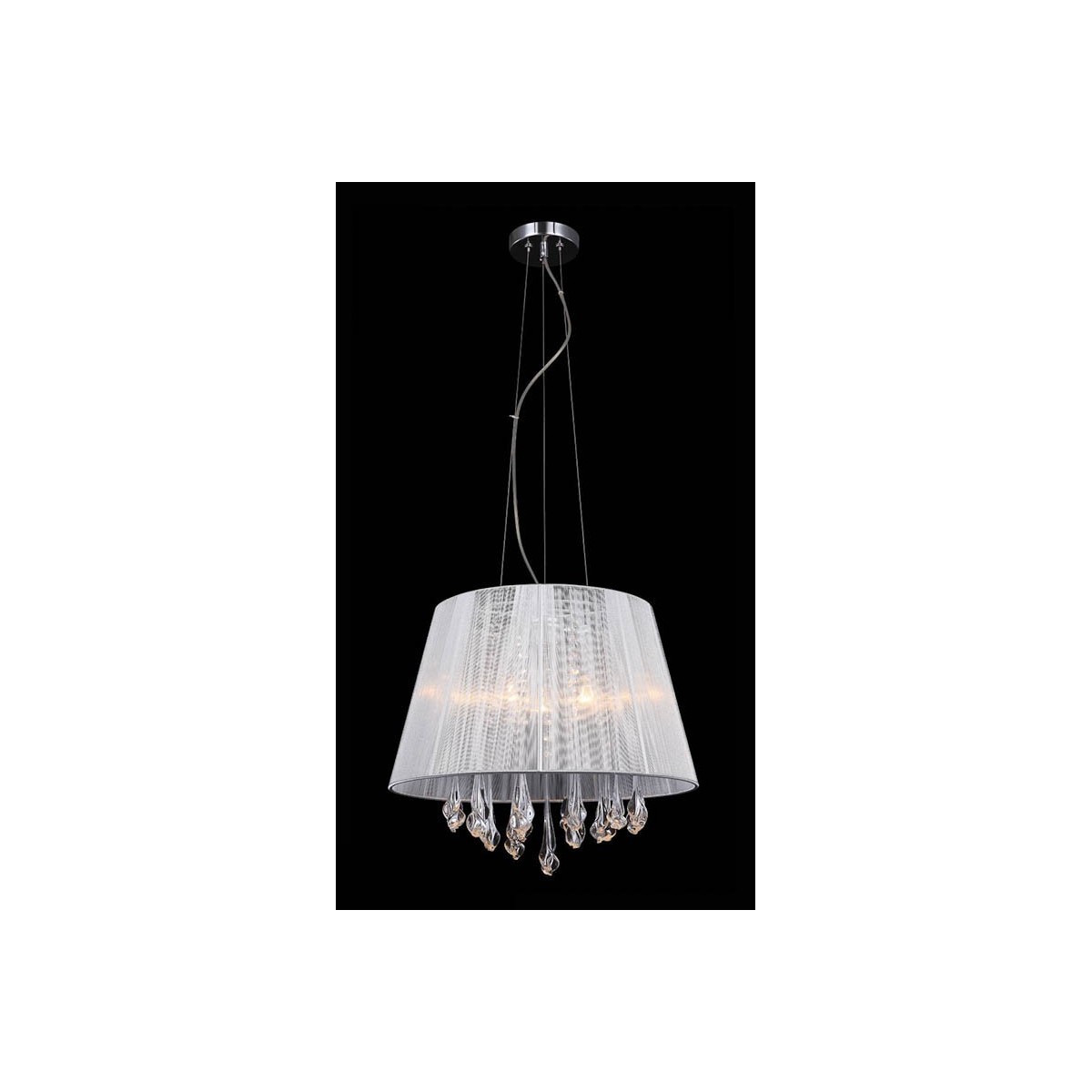 ITALUX Isla MDM1869-3 WH - Lampa z kryształami z kategorii - Wiszące