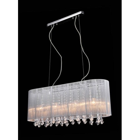 ITALUX Isla MDM1870-4 WH - Lampa z kryształami z kategorii - Wiszące