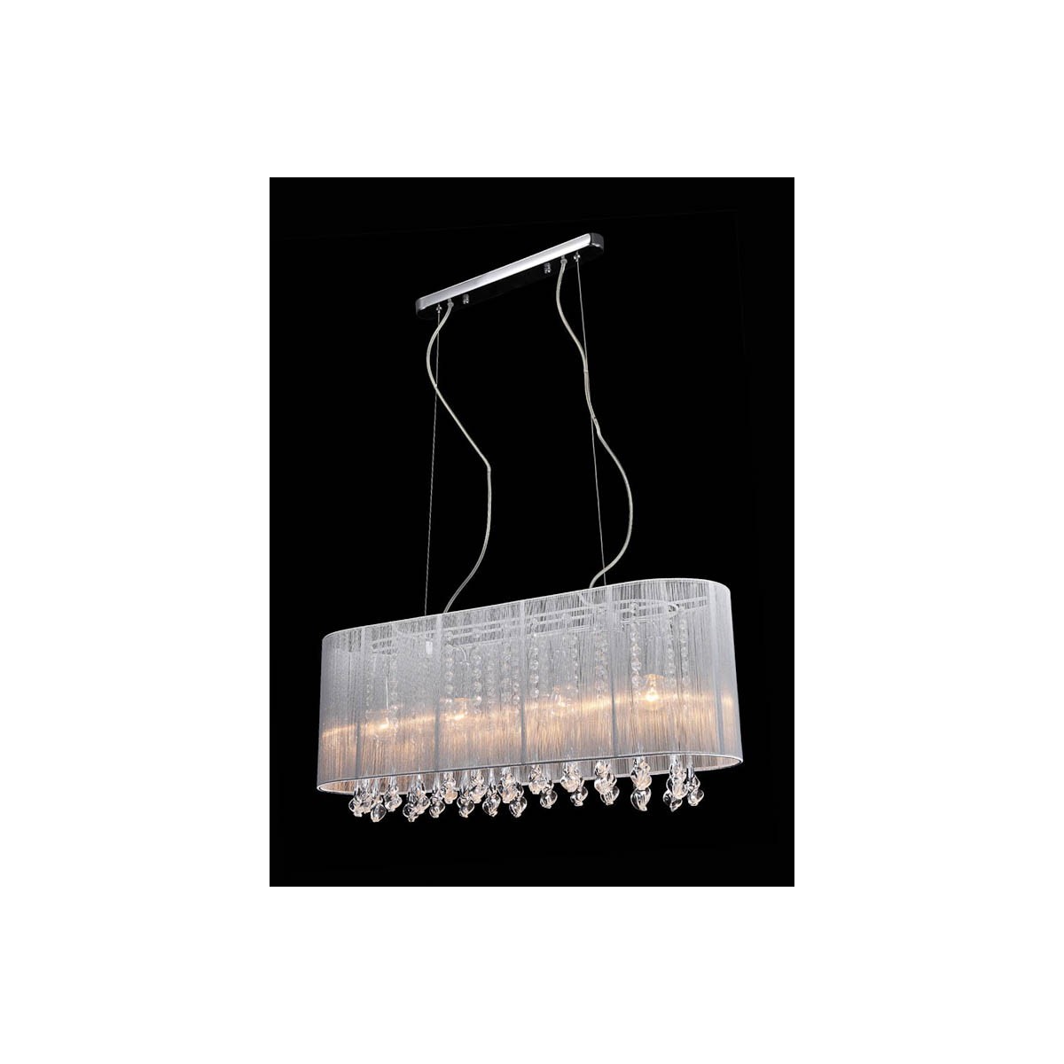 ITALUX Isla MDM1870-4 WH - Lampa z kryształami z kategorii - Wiszące