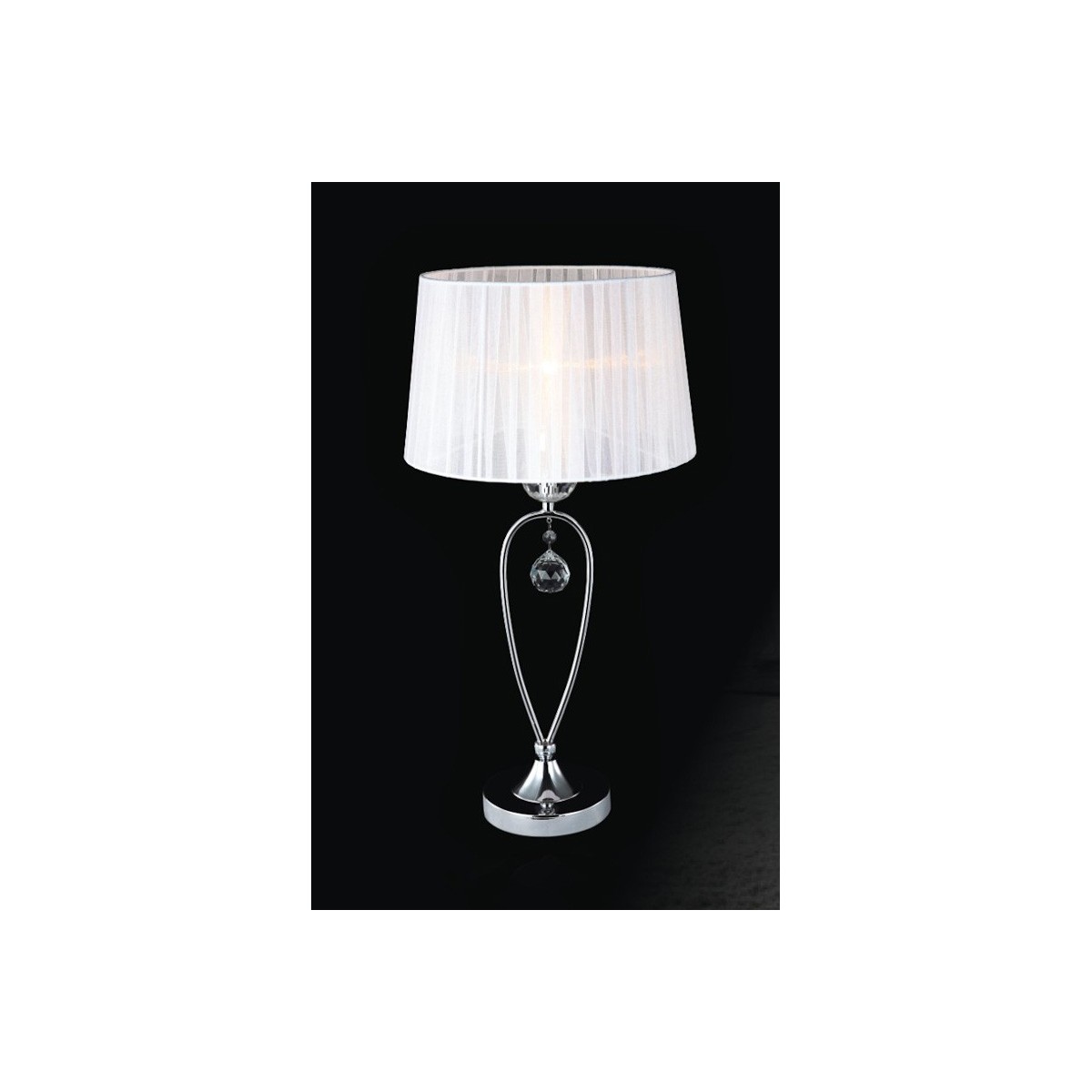 Z kryształami Lampa biurkowa i biurowa ITALUX MTM1637-1W