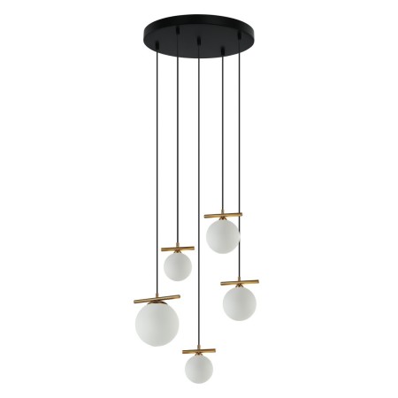Nowoczesna lampa wisząca ITALUX PND-463325A-BRO+W