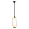 Nowoczesna lampa wisząca ITALUX PND-3965-2-BRO