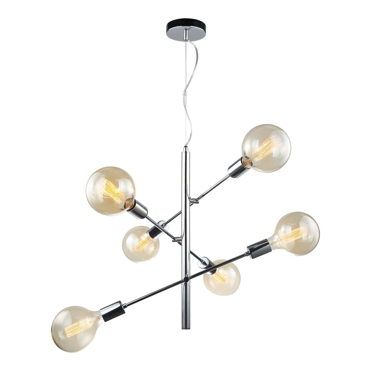 ITALUX Madalyn MDM3582/6 CH - Nowoczesna lampa z kategorii - Wiszące