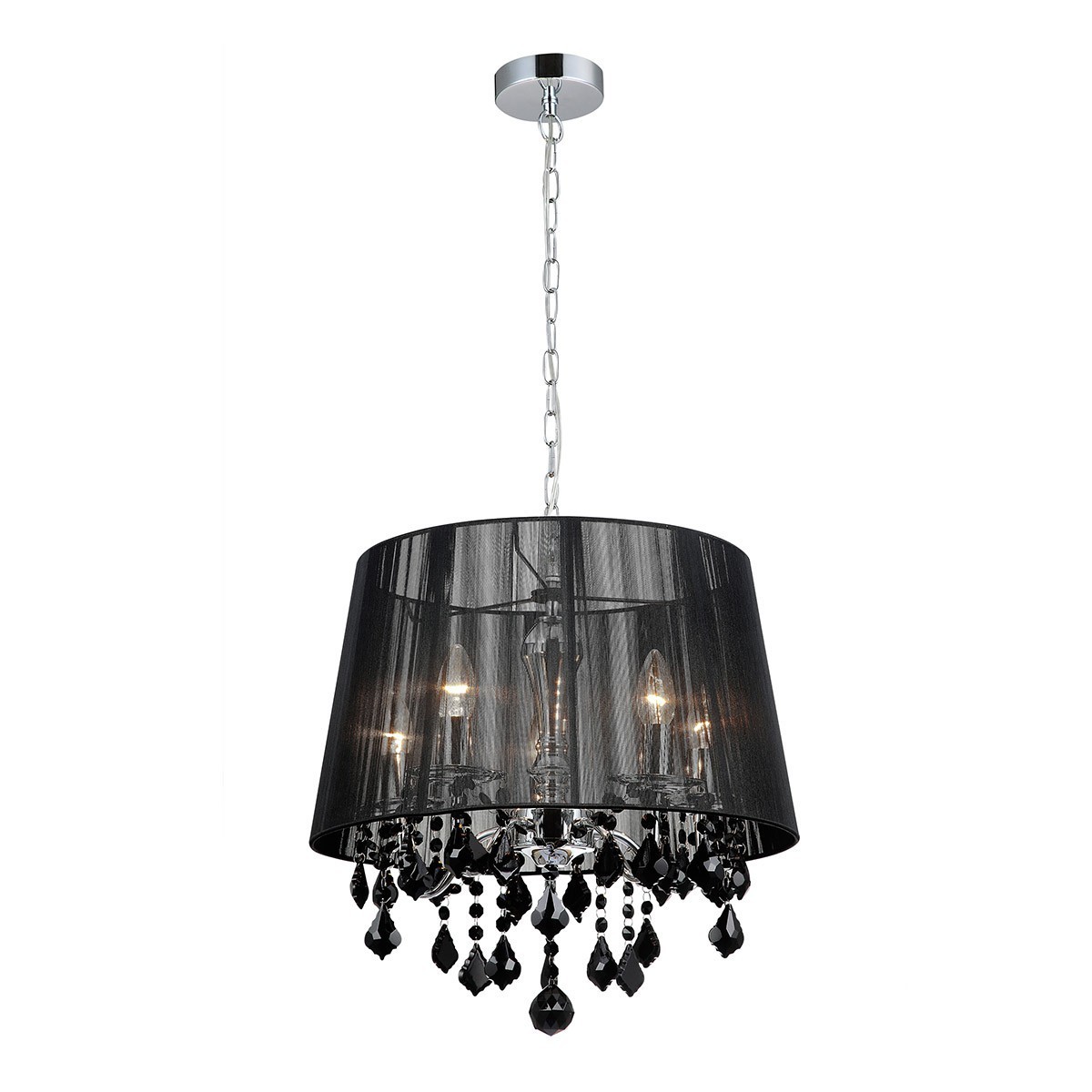 ITALUX Cornelia MDM-2572/5 BK - Lampa z kryształami z kategorii - Wiszące