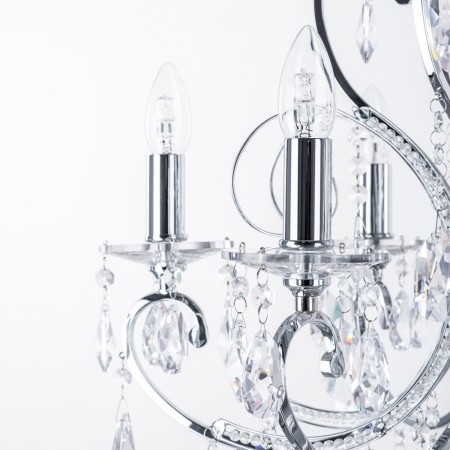 Z kryształowymi lampami Żyrandole ITALUX MD72709-6A