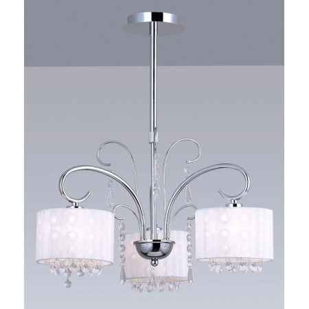 ITALUX Span MDM1583/3 WH - Lampa z kryształami z kategorii - Wiszące